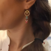 Boucles D’Oreilles Pendantes Miyuki Tissées À La Main