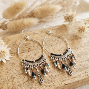 Gemini_Generated_Image_irjb2rirjb2rirjb Boucles d'Oreilles Argentées "Bohème Chic" — Perles Miyuki & Howlite
