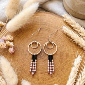 Gemini_Generated_Image_whyps2whyps2whyp Boucles d'Oreilles Argentées "Écho" — Double Anneau & Franges Miyuki