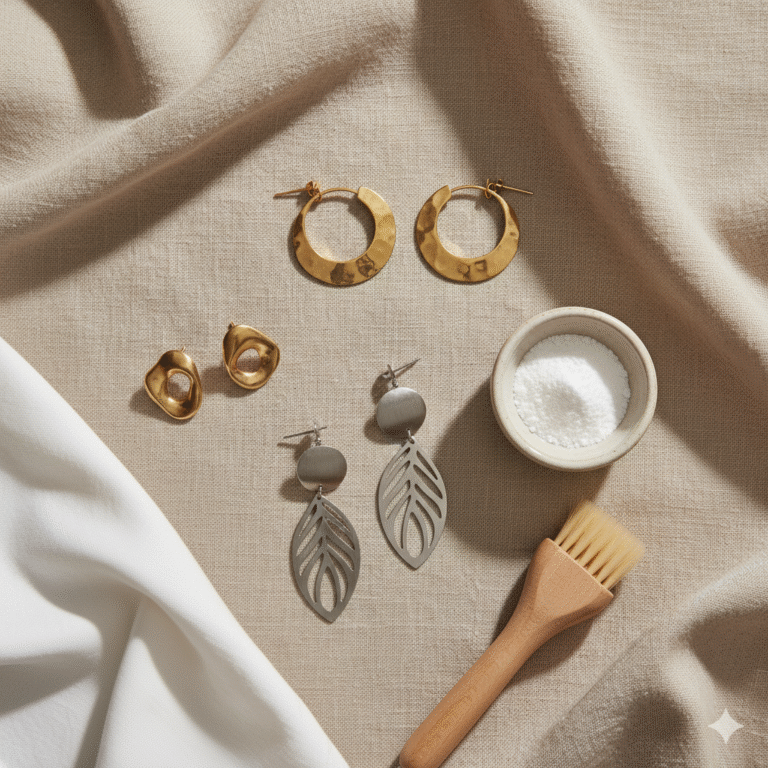 Comment entretenir des bijoux en laiton et acier inoxydable – Poamongaux