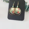 Boucles D’Oreilles Japonaises Dorées Avec Perle Howlite
