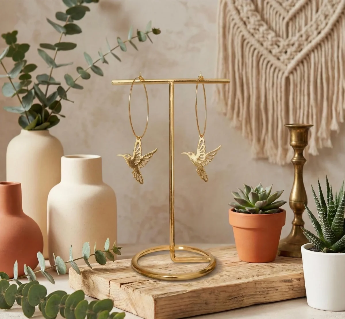 il_fullxfull.7497143153_3z90 Créoles Dorées "Colibri" — Pendentif Oiseau Ajouré