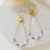 Boucles D’Oreilles Géométriques Avec Perles de Miyuki Colorées