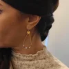 Boucles D’Oreilles Géométriques Avec Perles de Miyuki Colorées