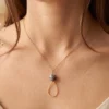 Collier Doré "Fleur de Sakura" — Goutte & Perle Japonaise