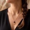 Parure Dorée "Aztèque" — Collier, Bracelet & Boucles Éventail