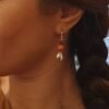 Boucles d'Oreilles Argentées "Corail" — Perles Orange & Goutte - photo 2 Boucles d'Oreilles Argentées "Corail" — Perles Orange & Goutte - photo 2