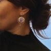 Parure Dorée "Éventail Violet" — Collier & Boucles Japonaises - photo 2
