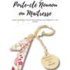 Porte-clés personnalisé Merci Nounou – gravure et carte aluminium - photo 5