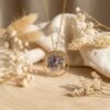 Parure Dorée "Éventail Violet" — Collier & Boucles Japonaises - photo 3
