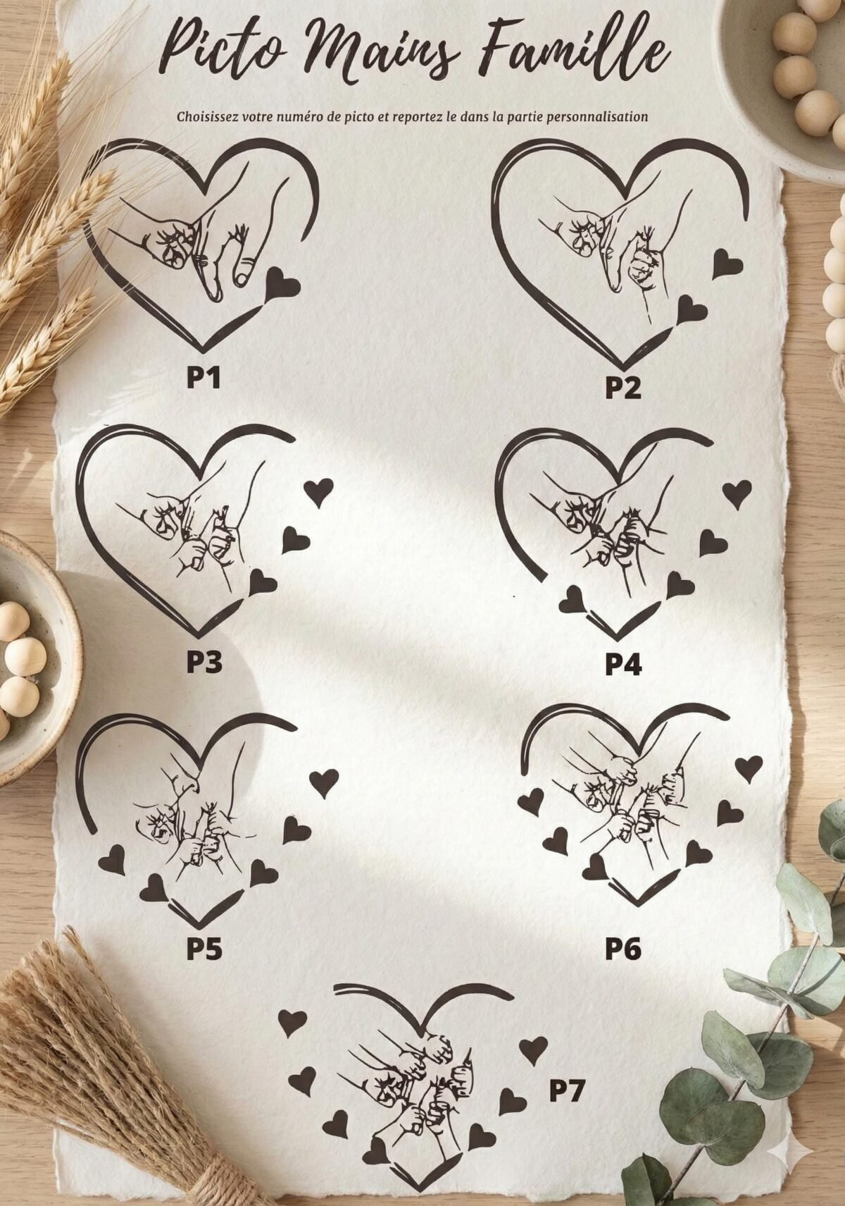 Porte-clés personnalisé Maman et enfants – gravure des prénoms - photo 7