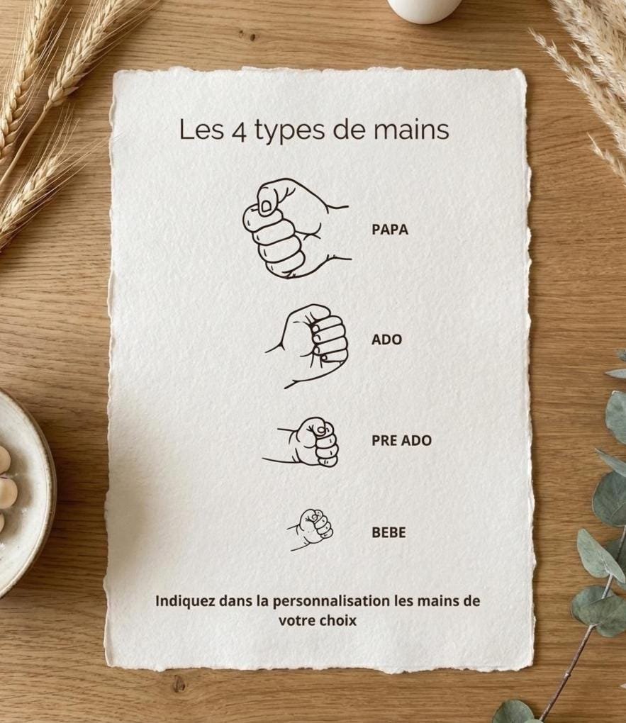 Porte-clés personnalisé Papa et enfants – gravure des prénoms - photo 2