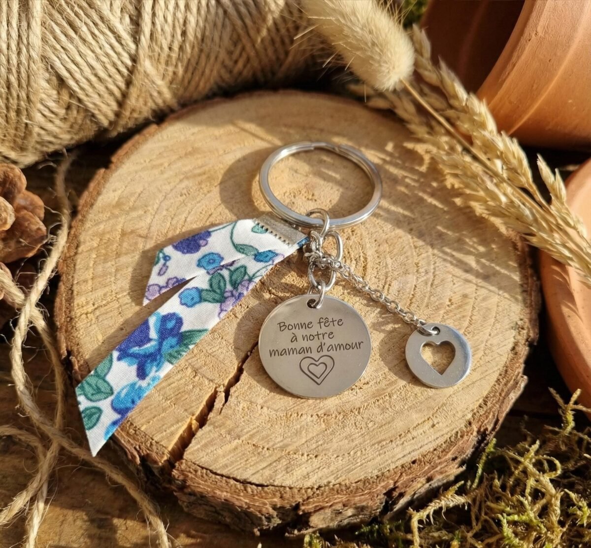 Porte-clés personnalisé Bonne fête Maman – prénoms des enfants - photo 2 Porte-clés personnalisé Bonne fête Maman – prénoms des enfants - photo 2