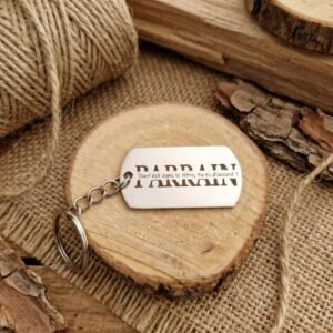 Porte-clés personnalisé Marraine ou Parrain – demande gravée
