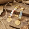 Porte-clés personnalisé meilleures amies – médaille gravée et tissu Liberty - photo 2 Porte-clés personnalisé meilleures amies – médaille gravée et tissu Liberty - photo 2