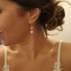 Lotus Doré & Nacre — Boucles d’Oreilles, Collier ou Parure - photo 2