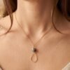 Parure Dorée "Encre de Chine" — Collier & Boucles Perle Japonaise - photo 4