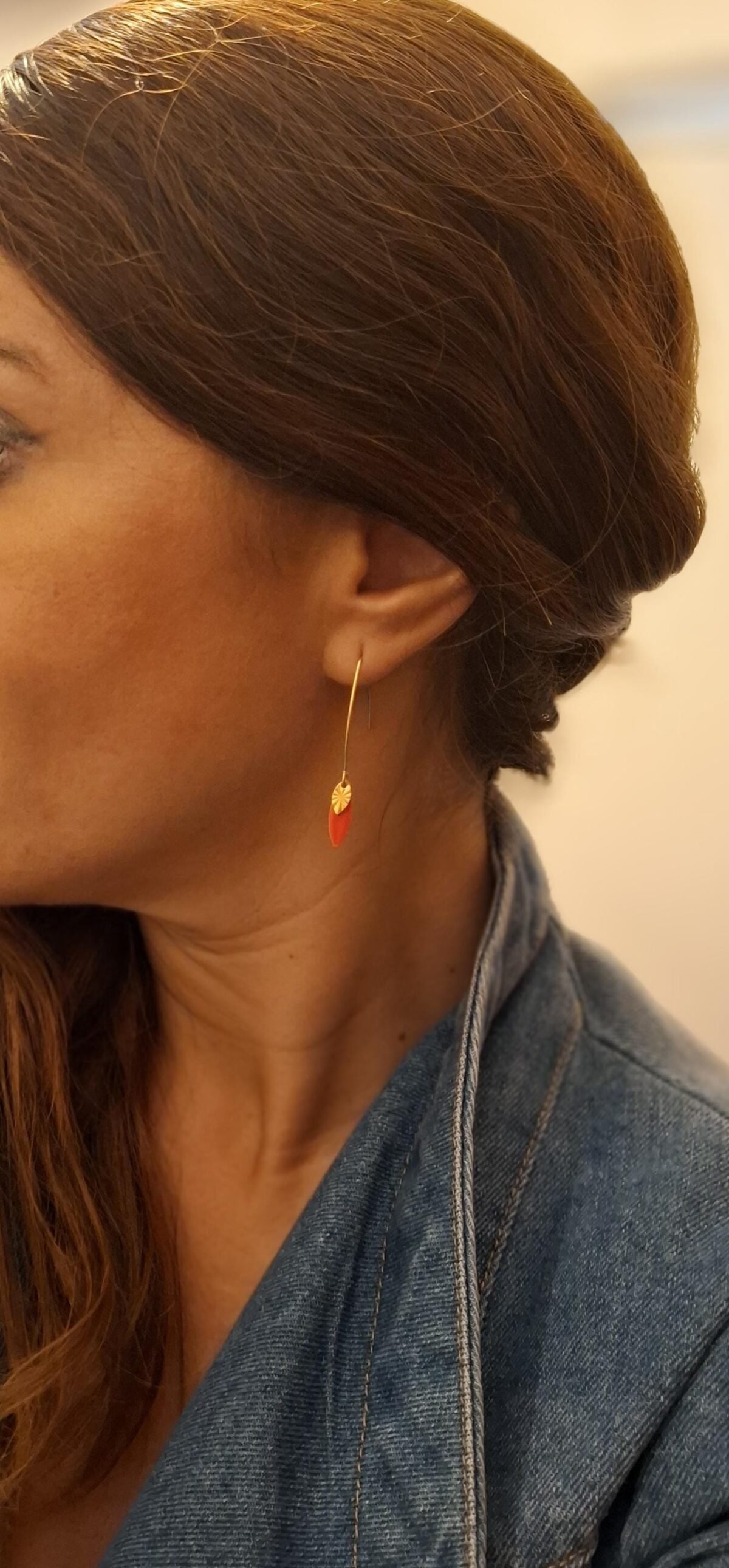 Parure Dorée "Corail" — Collier & Boucles Marquise - photo 2