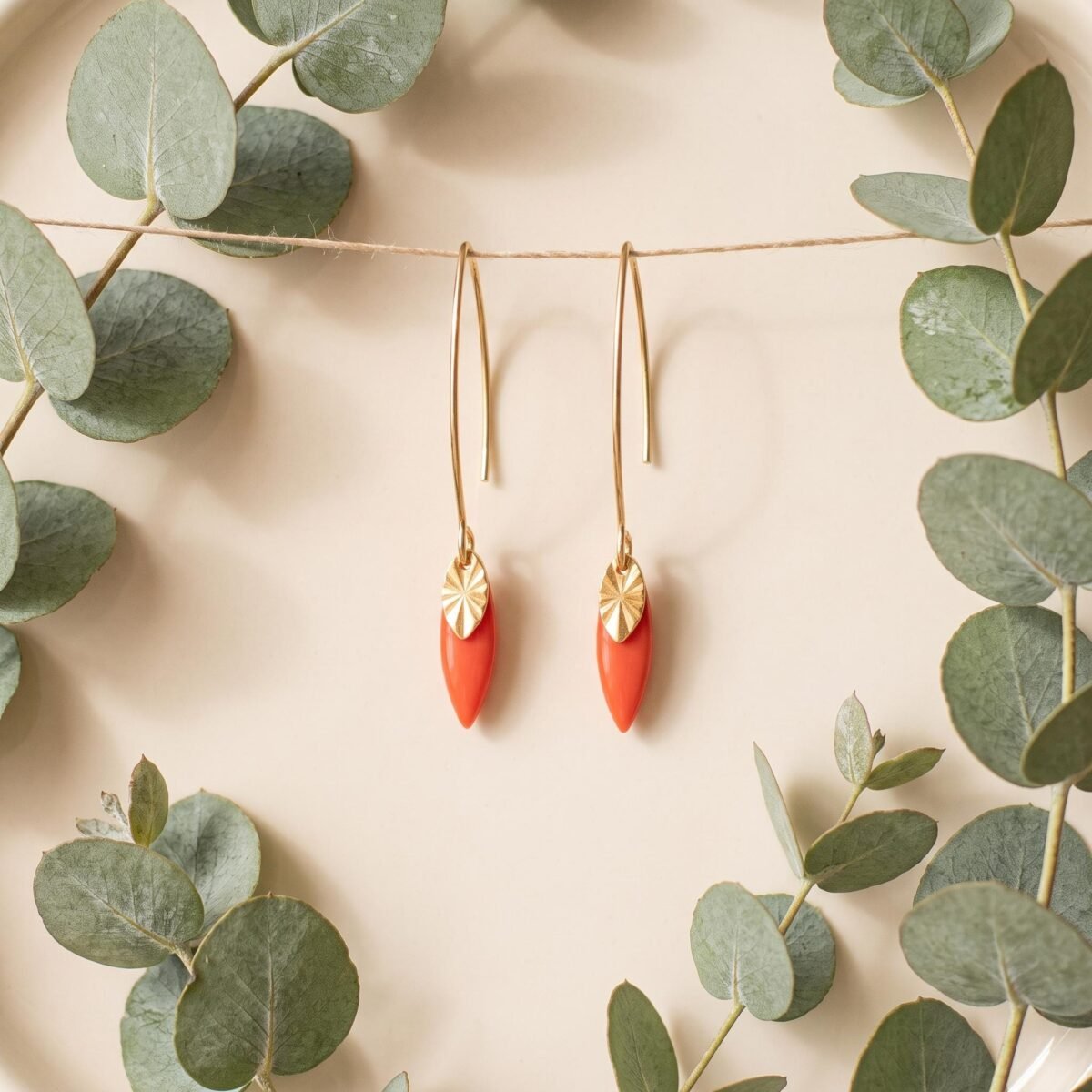 Parure Dorée "Corail" — Collier & Boucles Marquise - photo 5