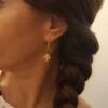 Duo Boucles d'Oreilles Dorées "Racines" — Arbre de Vie Assorti - photo 3
